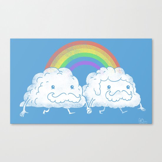 Proud Clouds Canvas Print