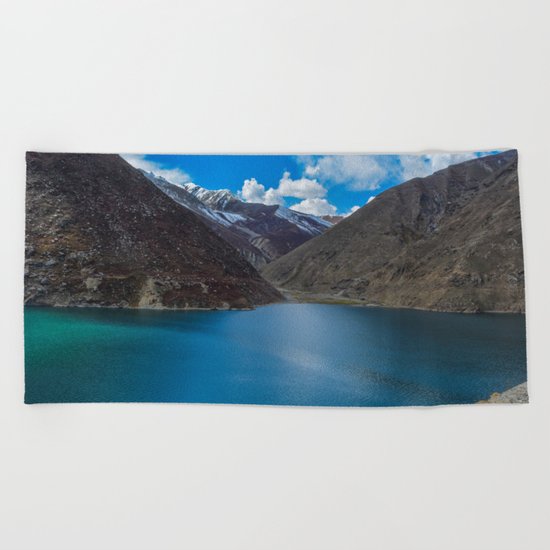 Blue Lake Beach Towel