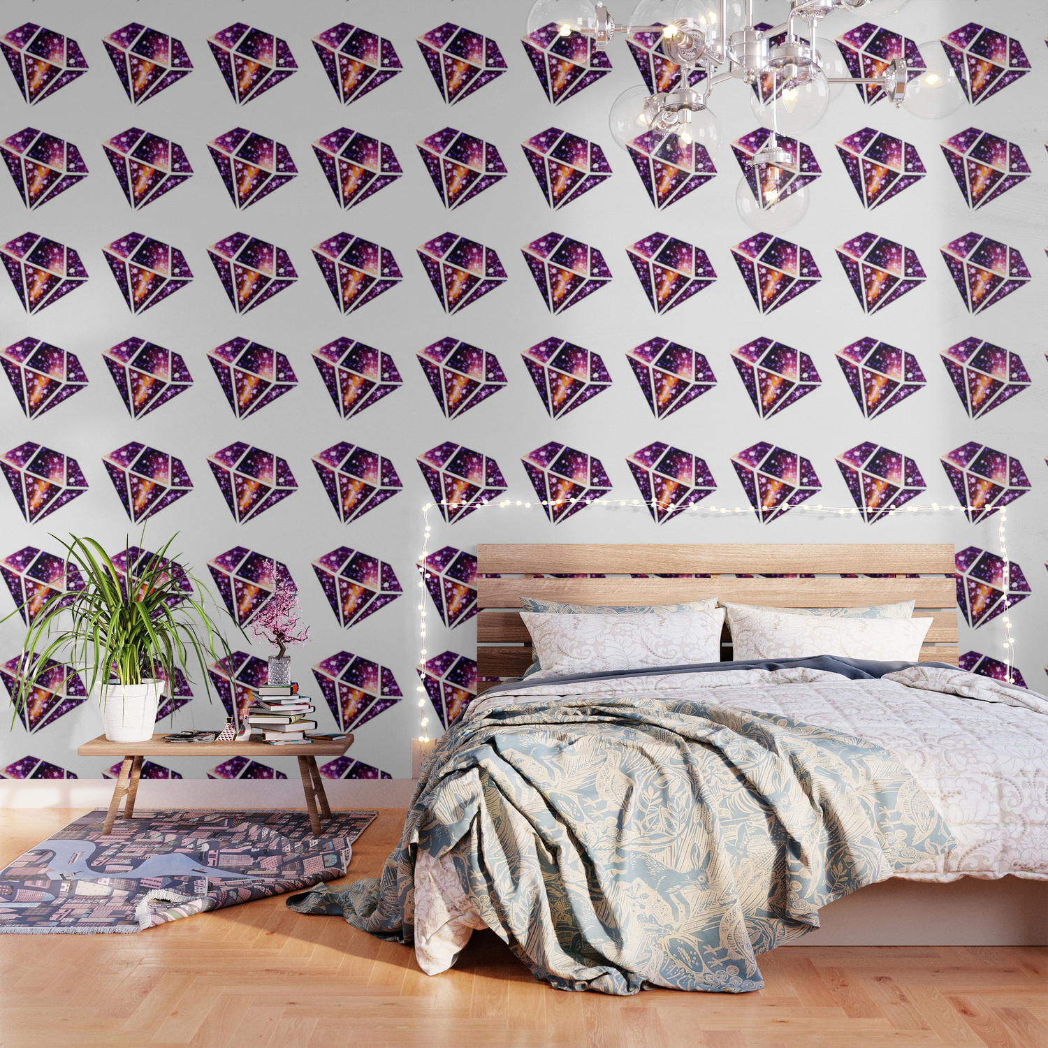 Galaxy Diamond Wallpaper By Colorhurricane Society6