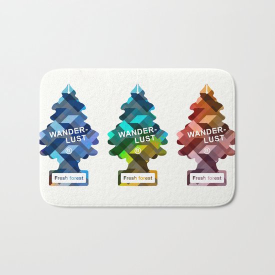 Wunderbar forests Bath Mat