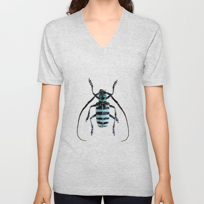 Anoplophora Graafi Beetle V Neck T Shirt