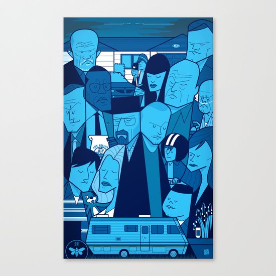 Breaking Bad (blue version) Canvas Print