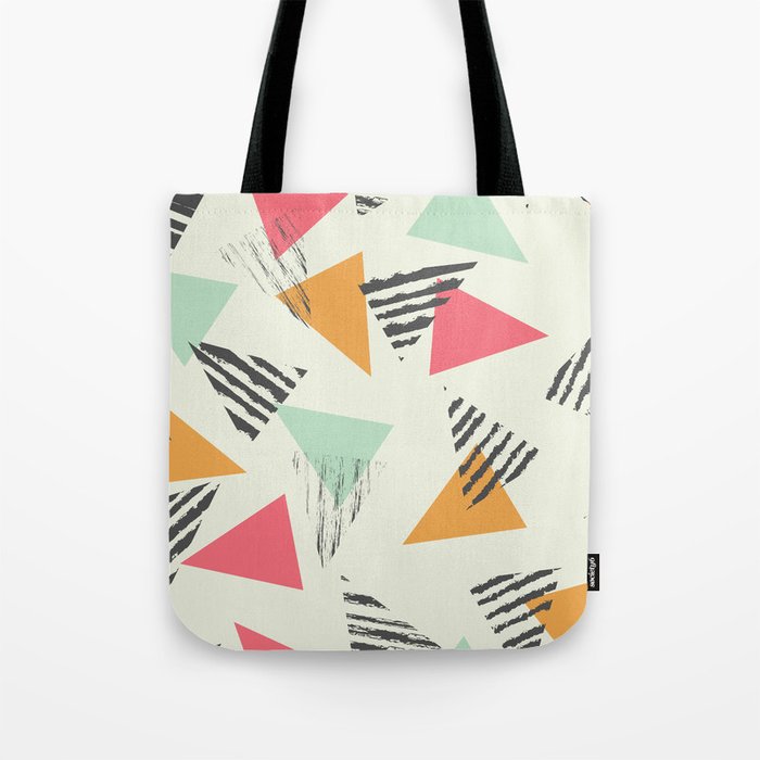 Geometric pattern tote bag store