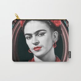 ICONIC Famous Ladies Collection oi11-02 Contemporary Eclectic Modern Victorian Digital Artwork Carry-All Pouch