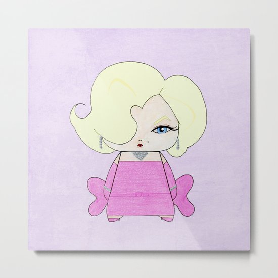 A Girl - Marilyn Metal Print