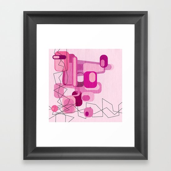 In The Pink Framed Art Print
