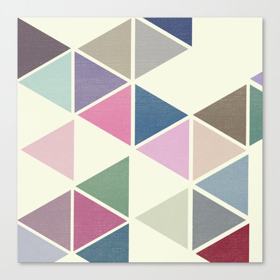 T R I _ N G L S Canvas Print