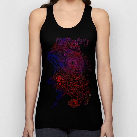 Vintage Pattern I Unisex Tank Top