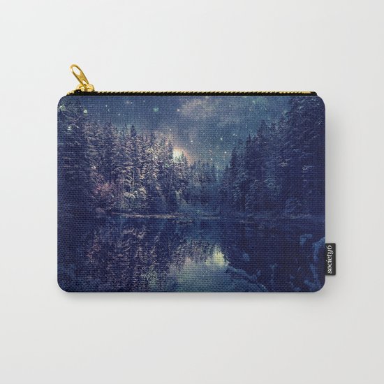 Winter Forest Deep Pastel Carry-All Pouch