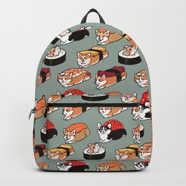 Sushi  Corgi Backpack