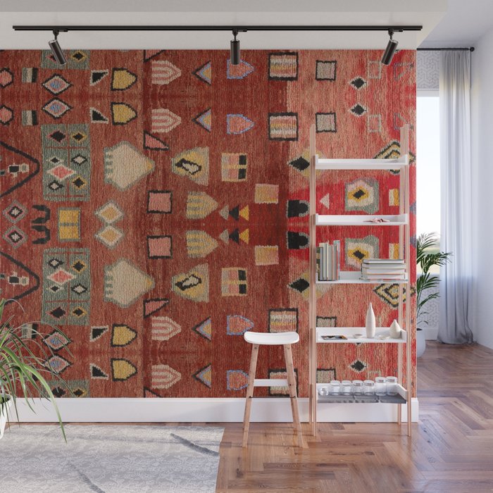 Heritage Moroccan Berber Style Design D9 Wall Mural by Salma Bazaar