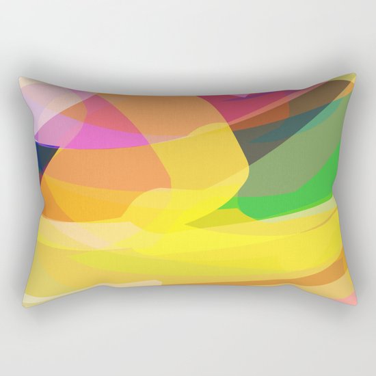 abstract print Rectangular Pillow