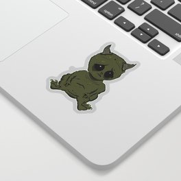 Creepy Cute Monster Sticker