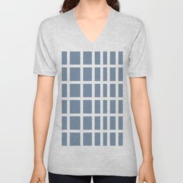 The Modern Square - Faded Denim V Neck T Shirt