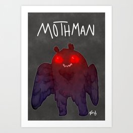 Mothman Art Print
