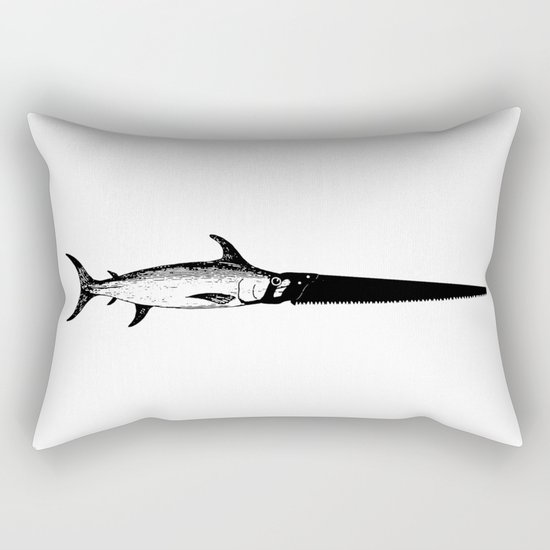 Sawfish Rectangular Pillow