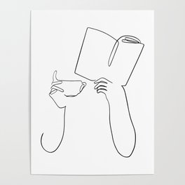 Book & Coffee Poster