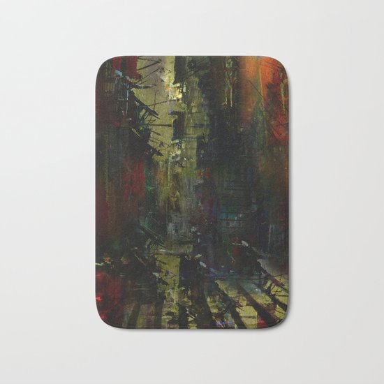 A street too quiet Bath Mat