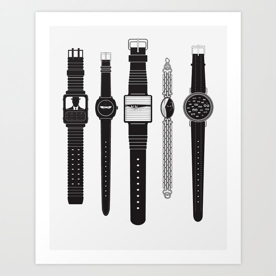 Watching V2. Art Print