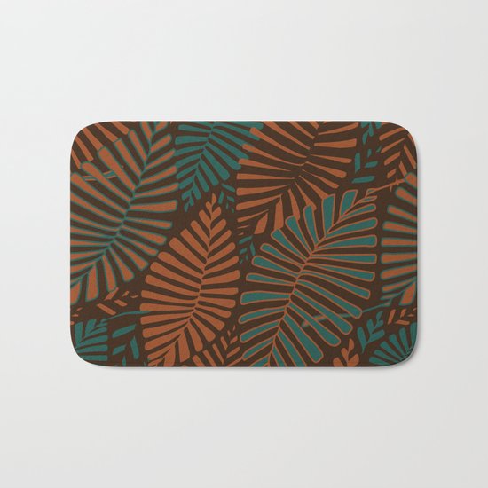 ORGANIC LEAVES Bath Mat