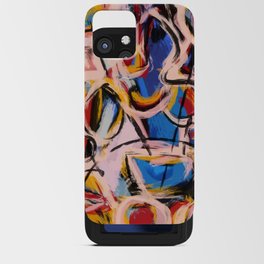 Abstract expressionist art with some speed and sound iPhone Card Case