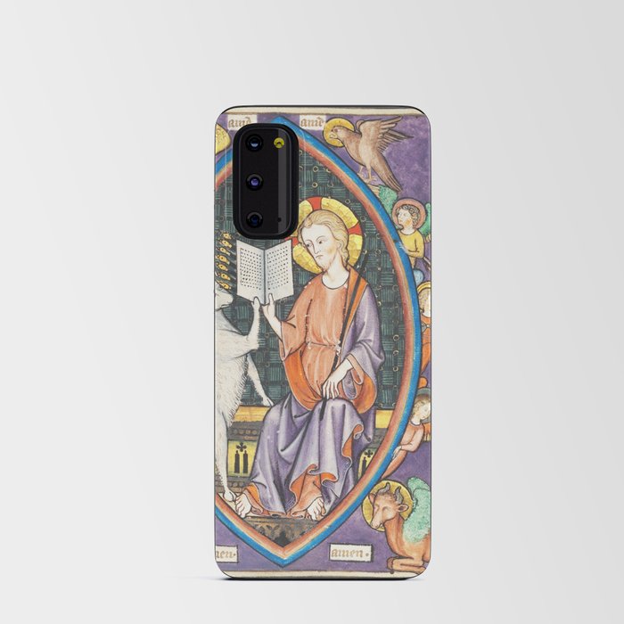 Medieval art Demon Ram reading Android Card Case