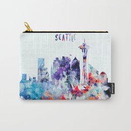 Seattle City Skyline Carry-All Pouch