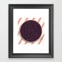 Blackberry Tart Framed Art Print
