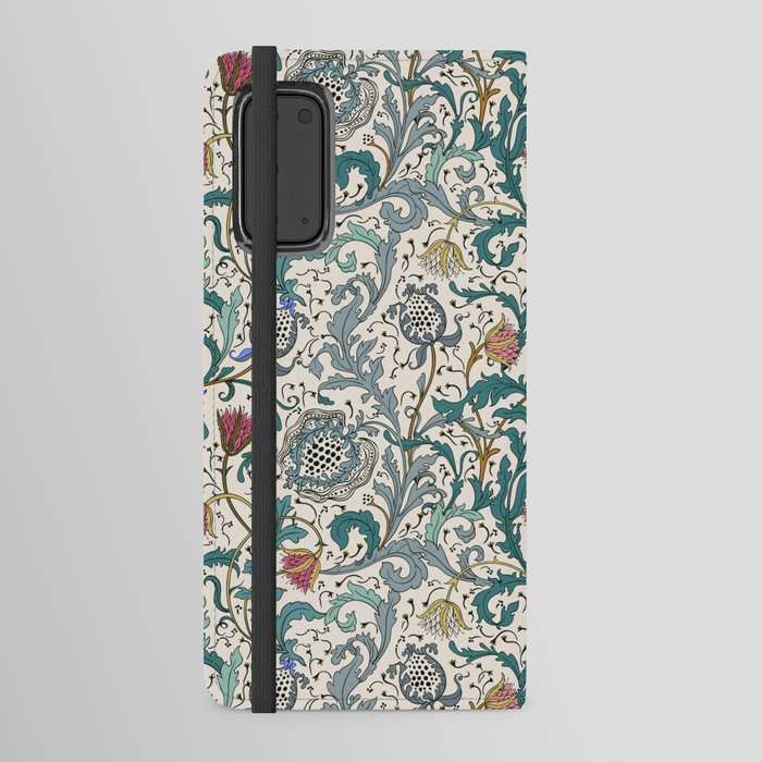 Walter Crane Teazle Art Nouveau Floral Android Wallet Case