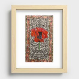 Persian Poppy Recessed Framed Print