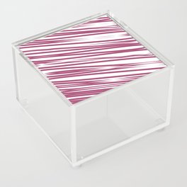 Pink stripes background Acrylic Box