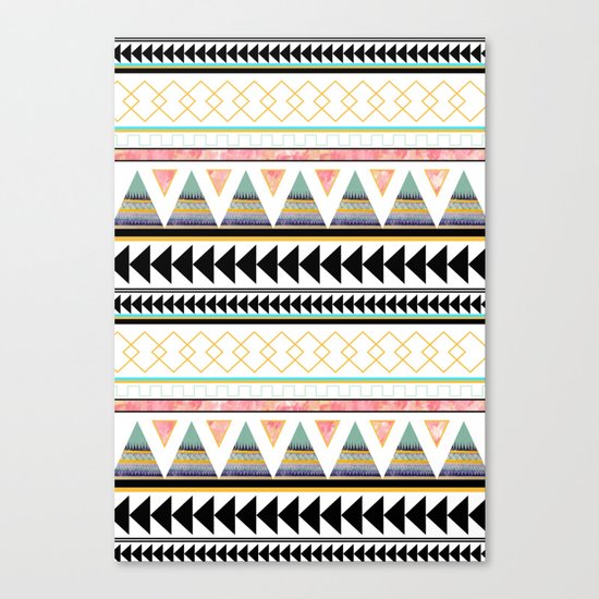 Aztec 3 Canvas Print