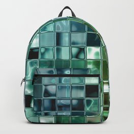 Deep Sea Liquid Mosaic Tile Art Backpack