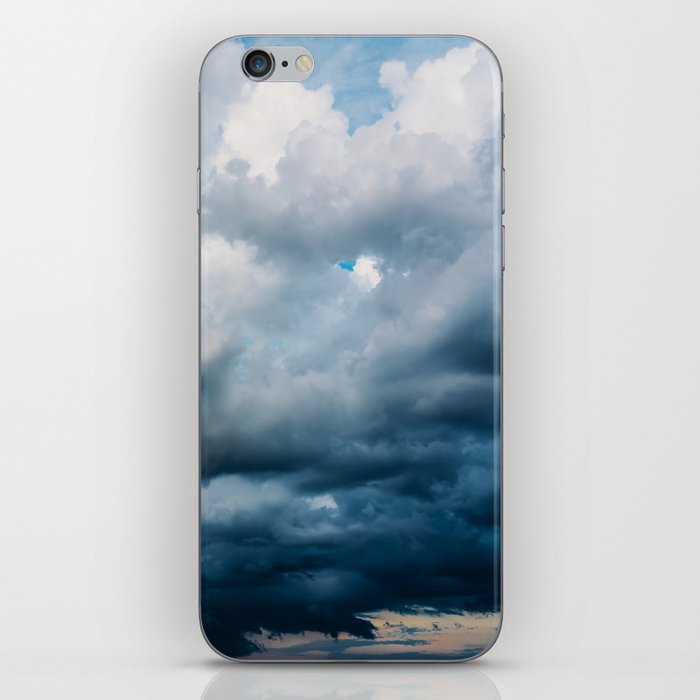 Rain Storm Clouds Gathering On Sky, Stormy Sky, Infinity iPhone Skin