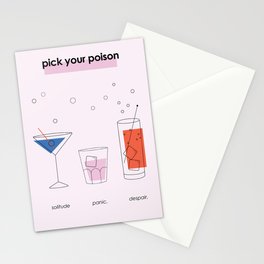 Picking your Poison Stationery Cards