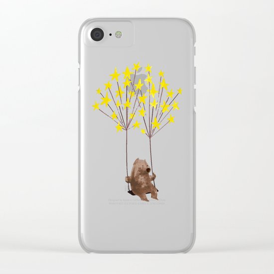 Stars Swing Clear iPhone Case
