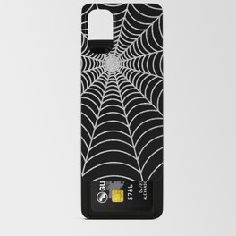 Spiderweb | Silver Glitter Android Card Case