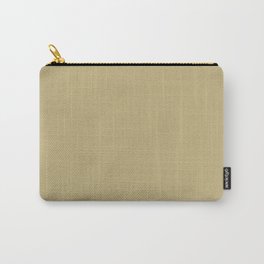 Sand Solid Color Carry-All Pouch