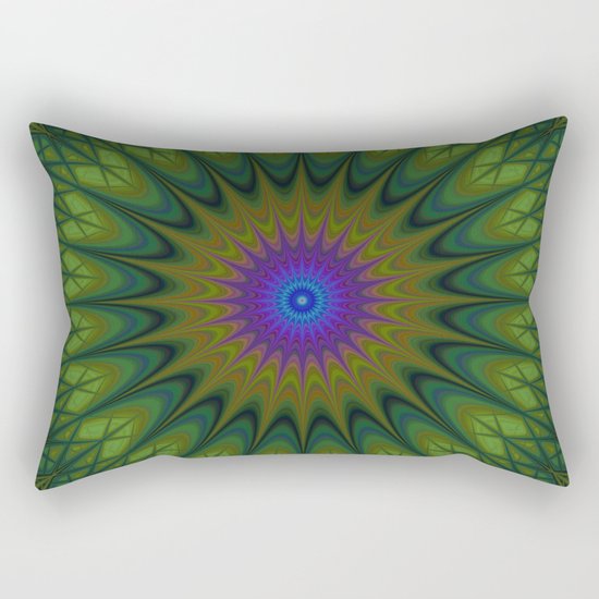 Nature mandala Rectangular Pillow