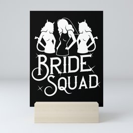 Bachelorette Party Bridesmaid Bride Before Wedding Mini Art Print