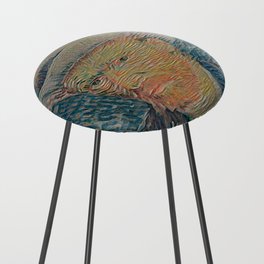 Van Gogh's self portrait - Der Roj study Counter Stool