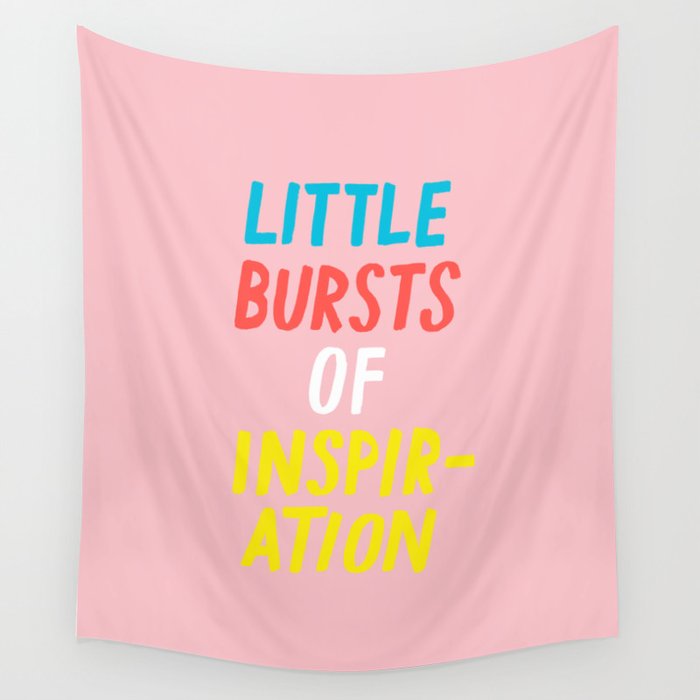 Little Bursts of Inspiration Wall Tapestry