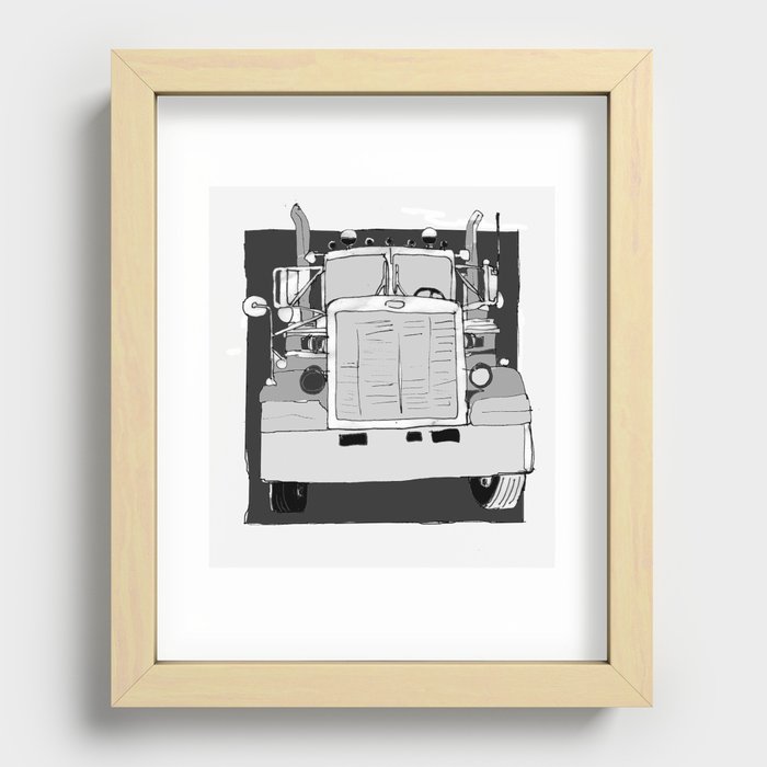 Truck Recessed Framed Print