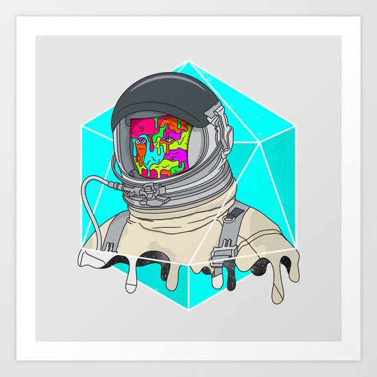 Psychonaut - Light Art Print
