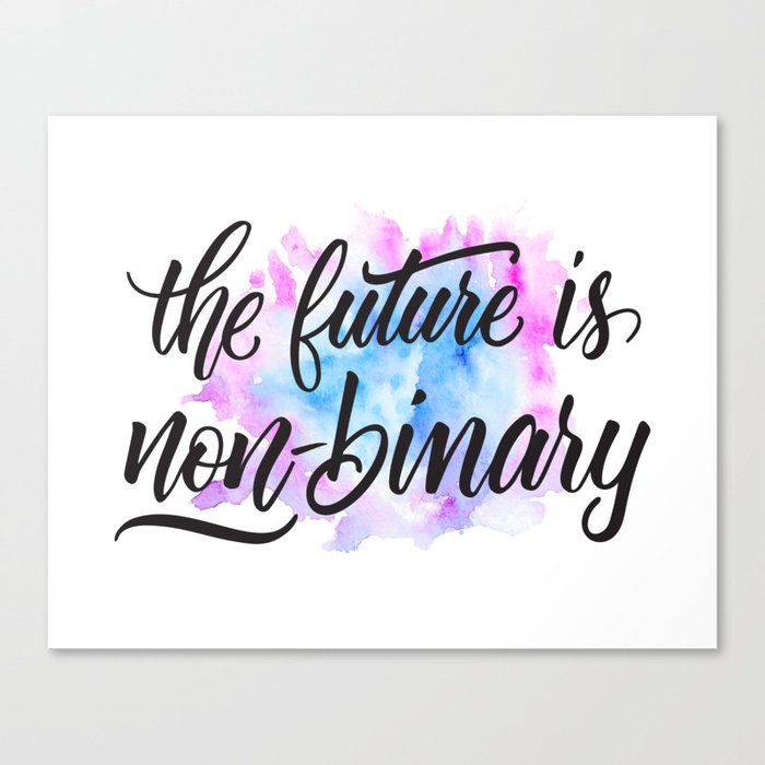 Nonbinary Future Canvas Print