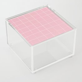 Pink Wavy Tile Acrylic Box