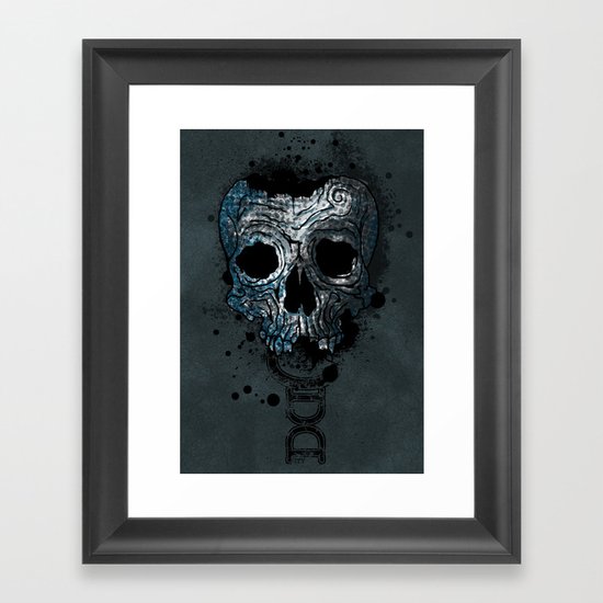 Skull Framed Art Print