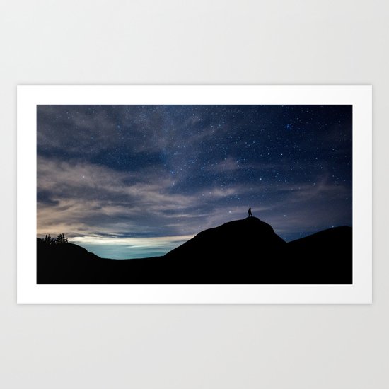 Meet you at the stars Art Print
