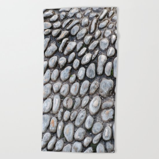 Stones texture #1 #decor #art #society6 Beach Towel