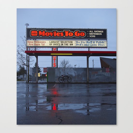 Movies To Go Canvas Print